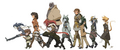 Another Pre-Calamity group shot of the Alcedea Crafting Guild (by Eiffel)